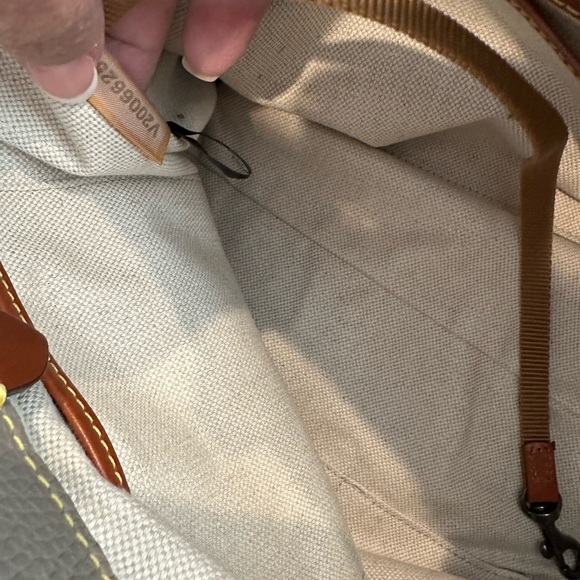 SOLD - Dooney Pebbled Grain Barlow bag- Taupe - Picture 7 of 15